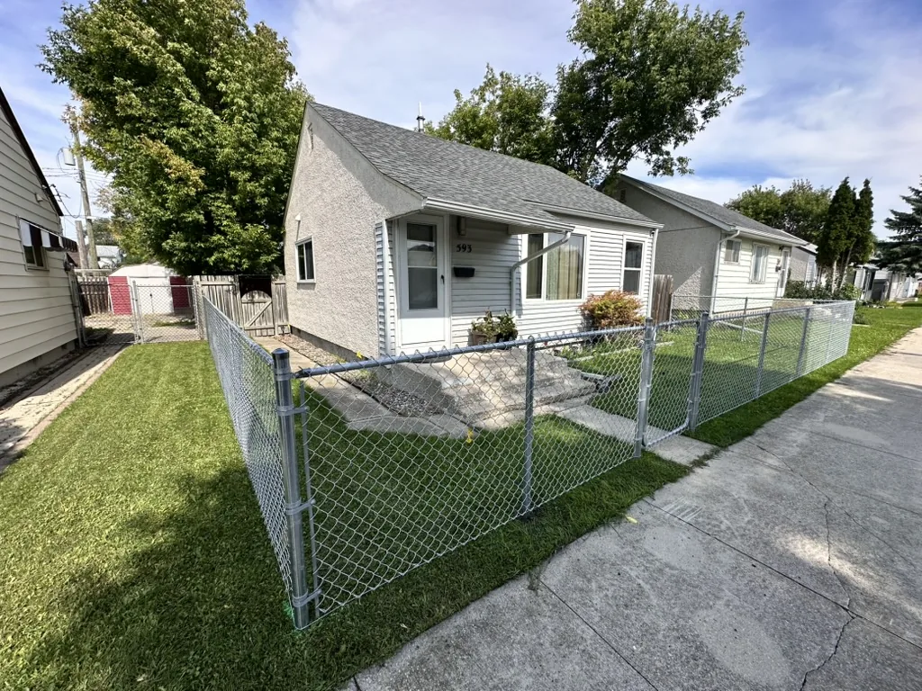 Galvanized chain link fence residential